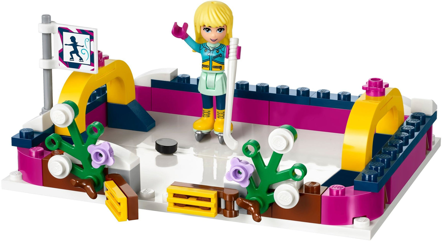 LEGO 41322 Friends Snow Resort Ice Rink with Lodge - SuperSaverAU - view 6