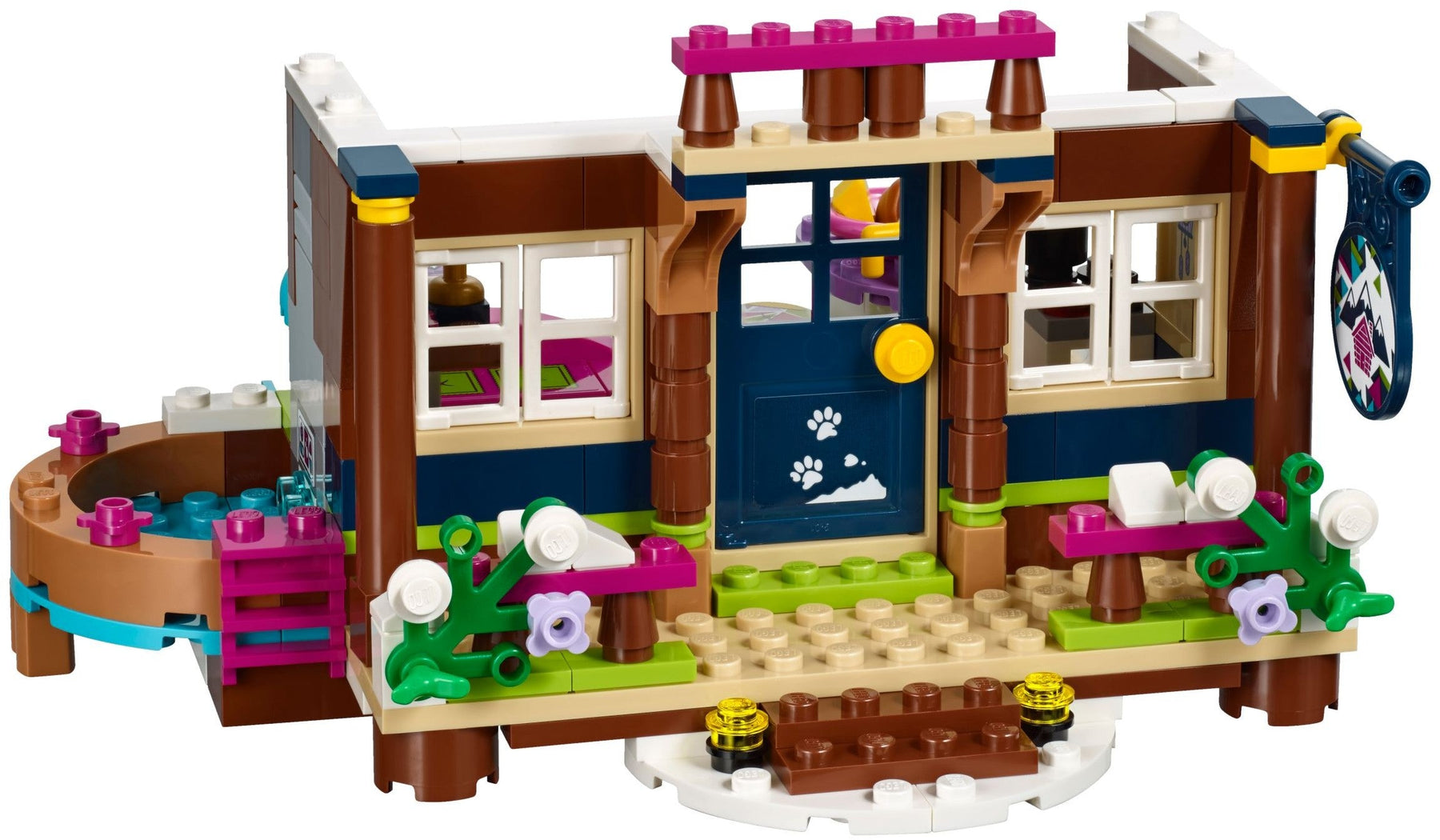 LEGO 41323 Snow Resort Chalet with Hot Tub & Snowmobile - SuperSaverAU - view 6