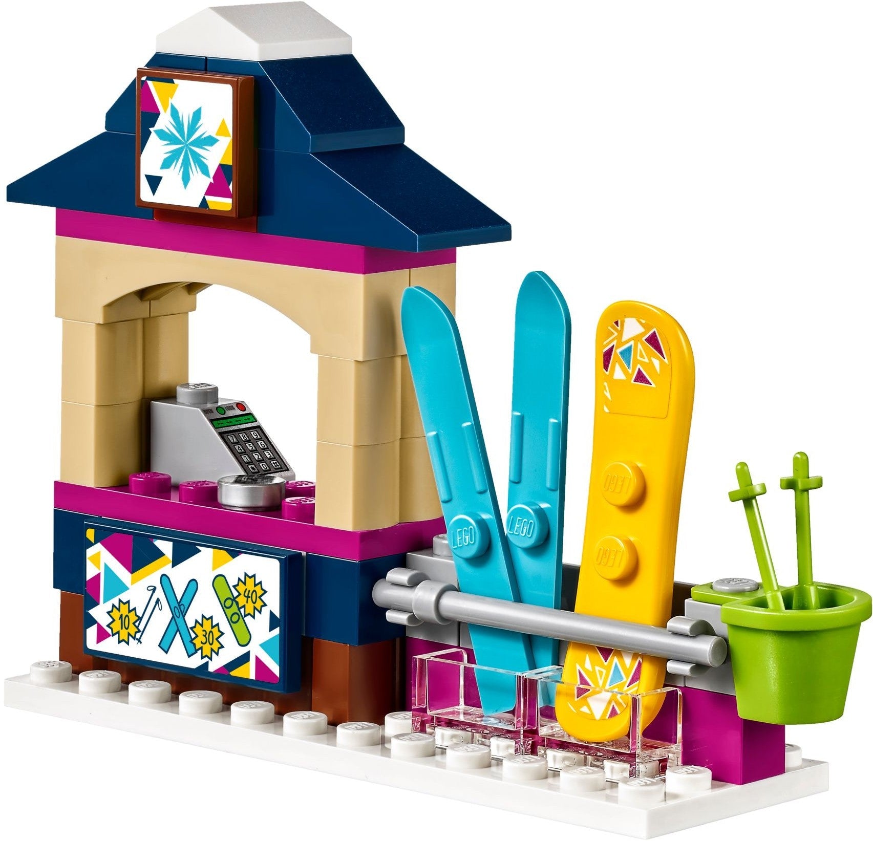 LEGO 41324 Friends Snow Resort Ski Lift with Mia & Olivia - SuperSaverAU - view 2