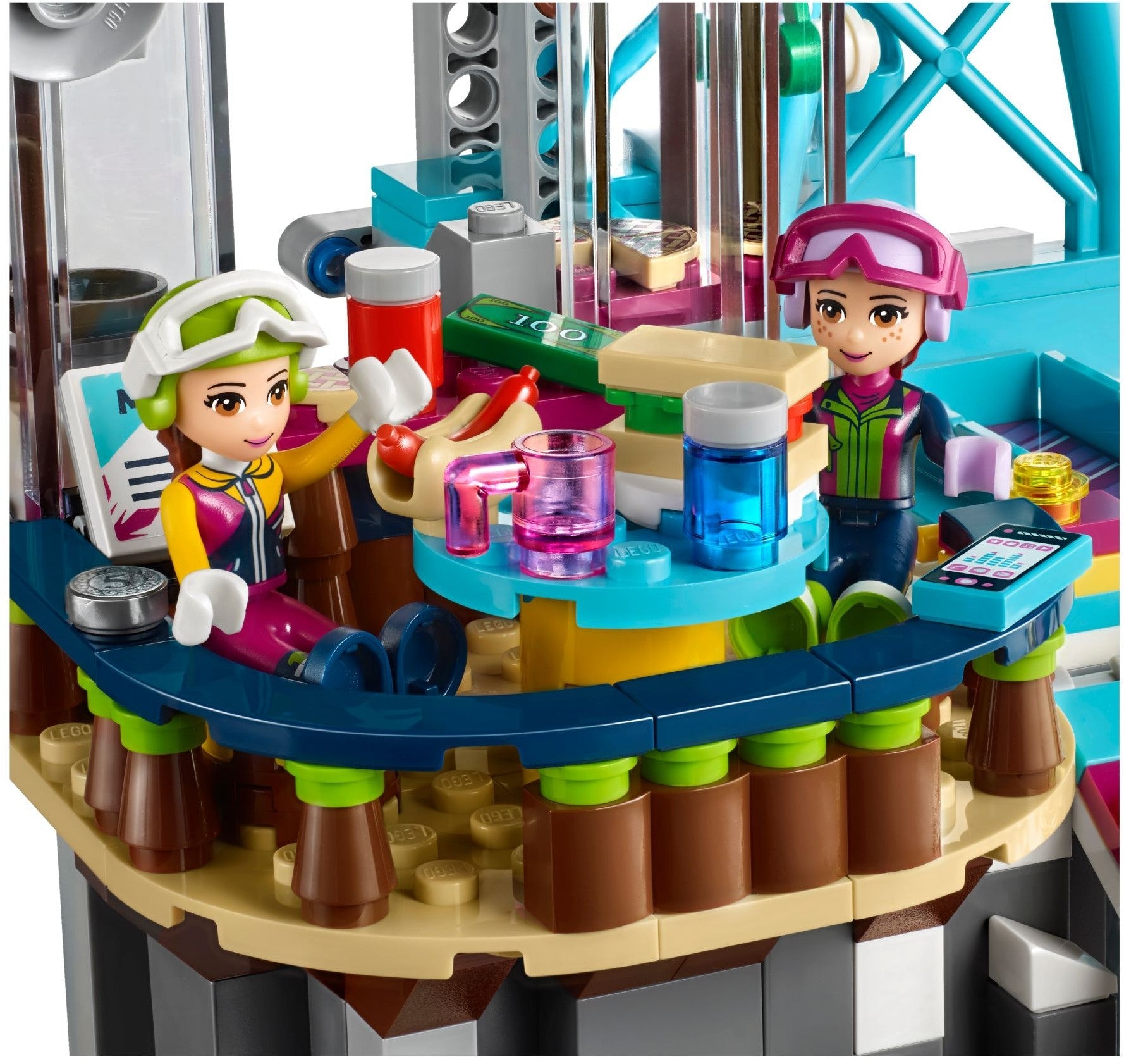 LEGO 41324 Friends Snow Resort Ski Lift with Mia & Olivia - SuperSaverAU - view 7