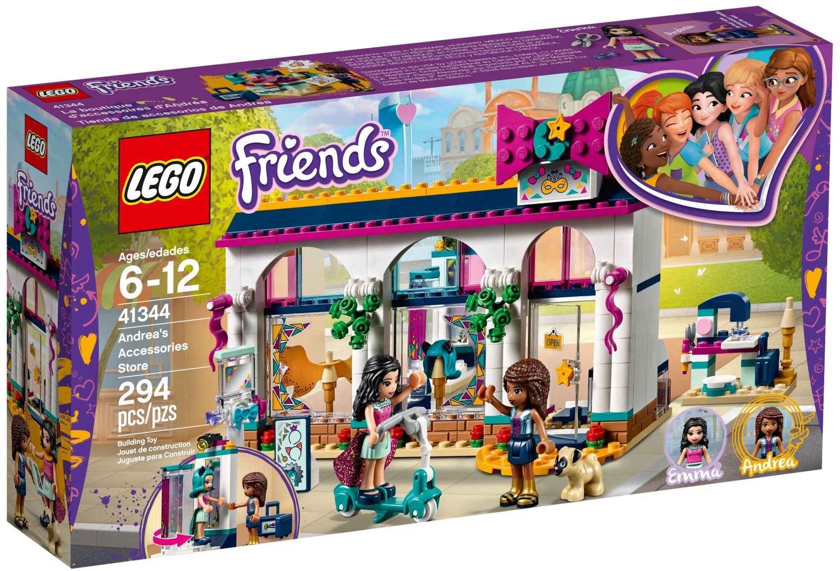 LEGO 41344 Andrea's Accessories Store: Fashion Fun with LEGO Friends - SuperSaverAU - view 1