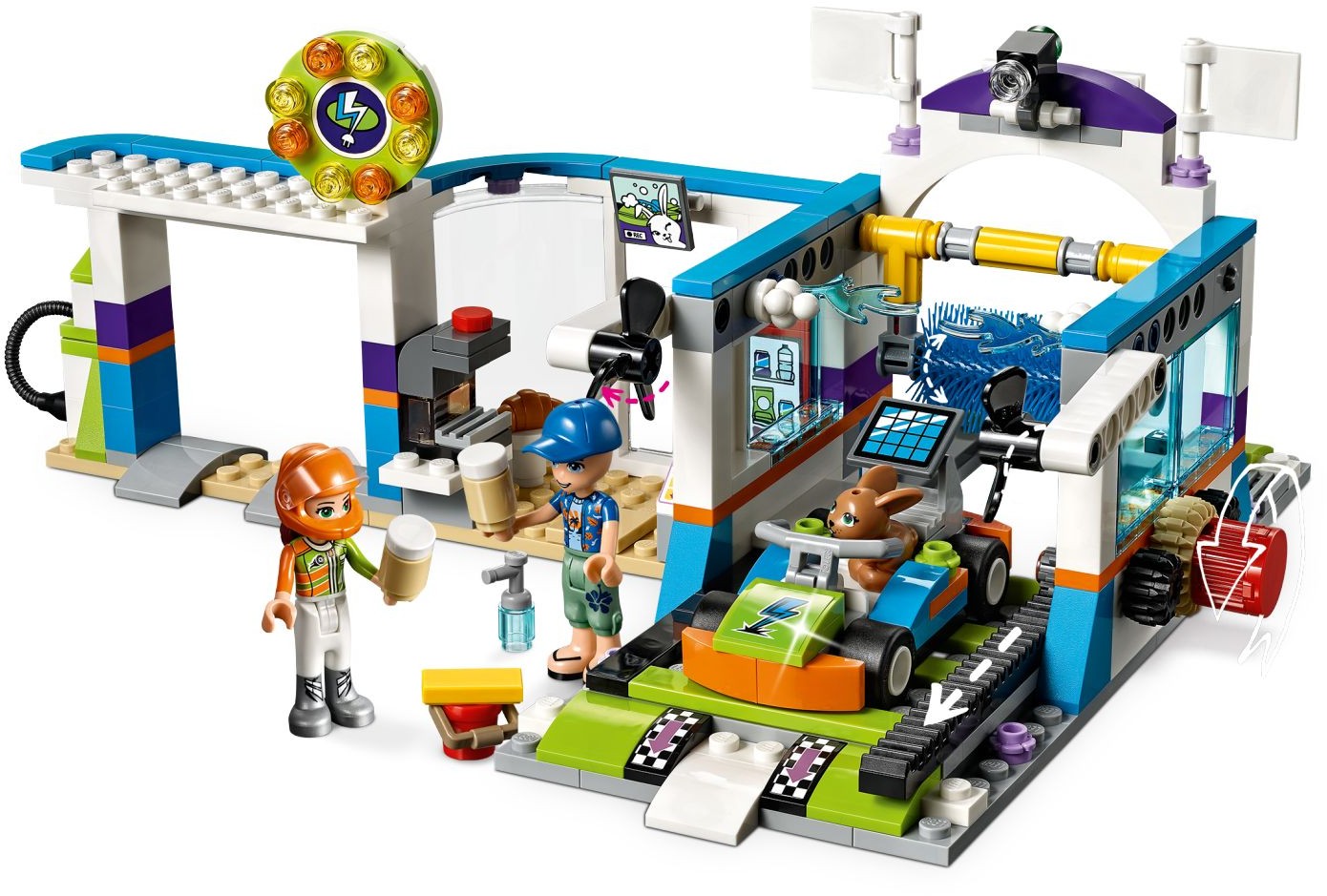 LEGO 41350 Friends Heartlake City Car Wash Playset - SuperSaverAU - view 2