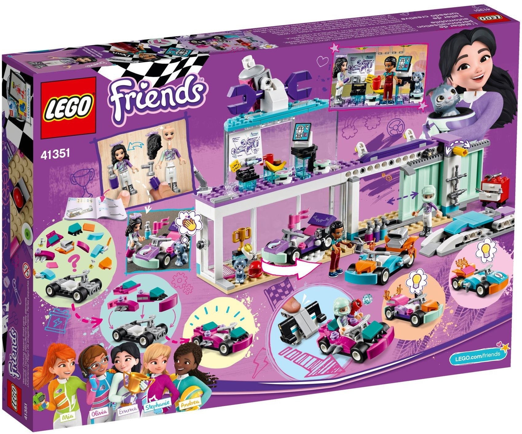 LEGO 41351 Creative Tuning Shop: Build & Customize Go-Karts - SuperSaverAU - view 4