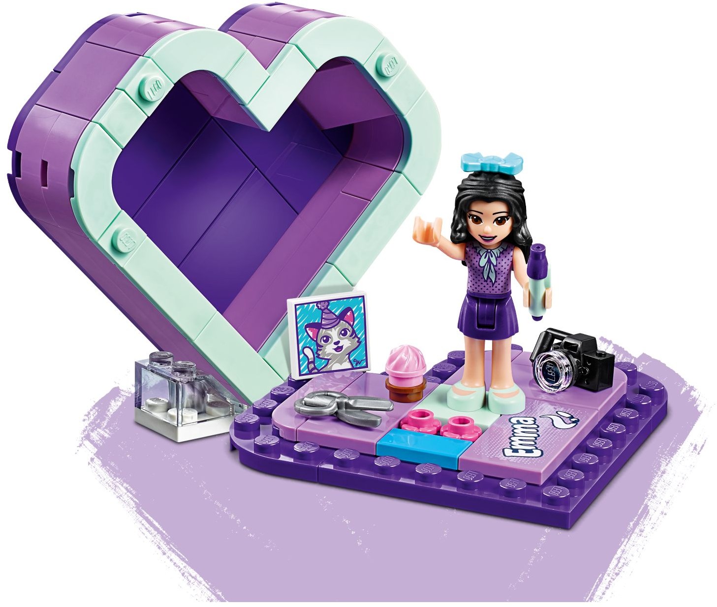 LEGO 41355 Emma's Heart Box - Arts & Crafts Travel Toy - SuperSaverAU - view 2
