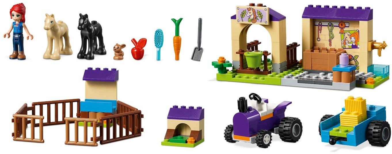 LEGO Friends Mia's Foal Stable 41362- Auzzi Store