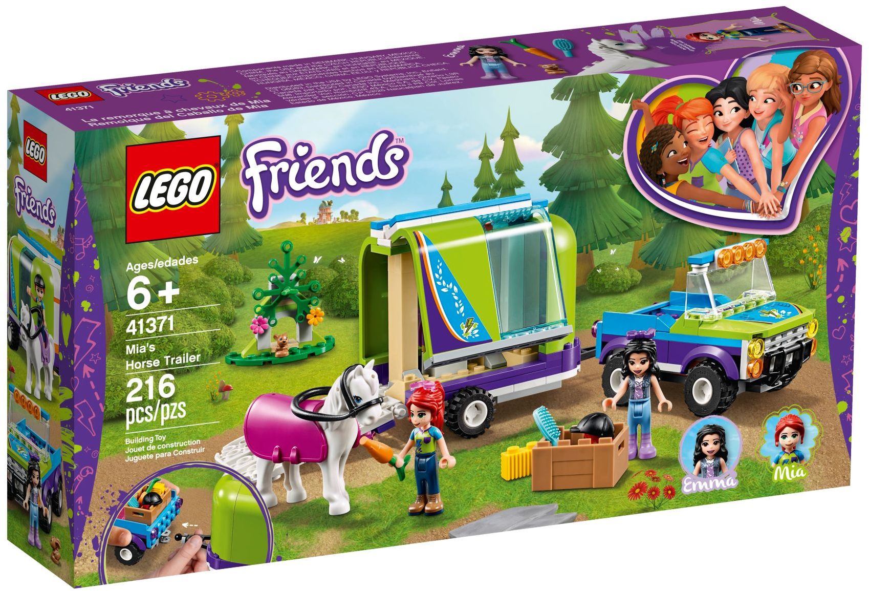 LEGO 41371 Mia's Horse Trailer & Off-Roader Playset - SuperSaverAU - view 1