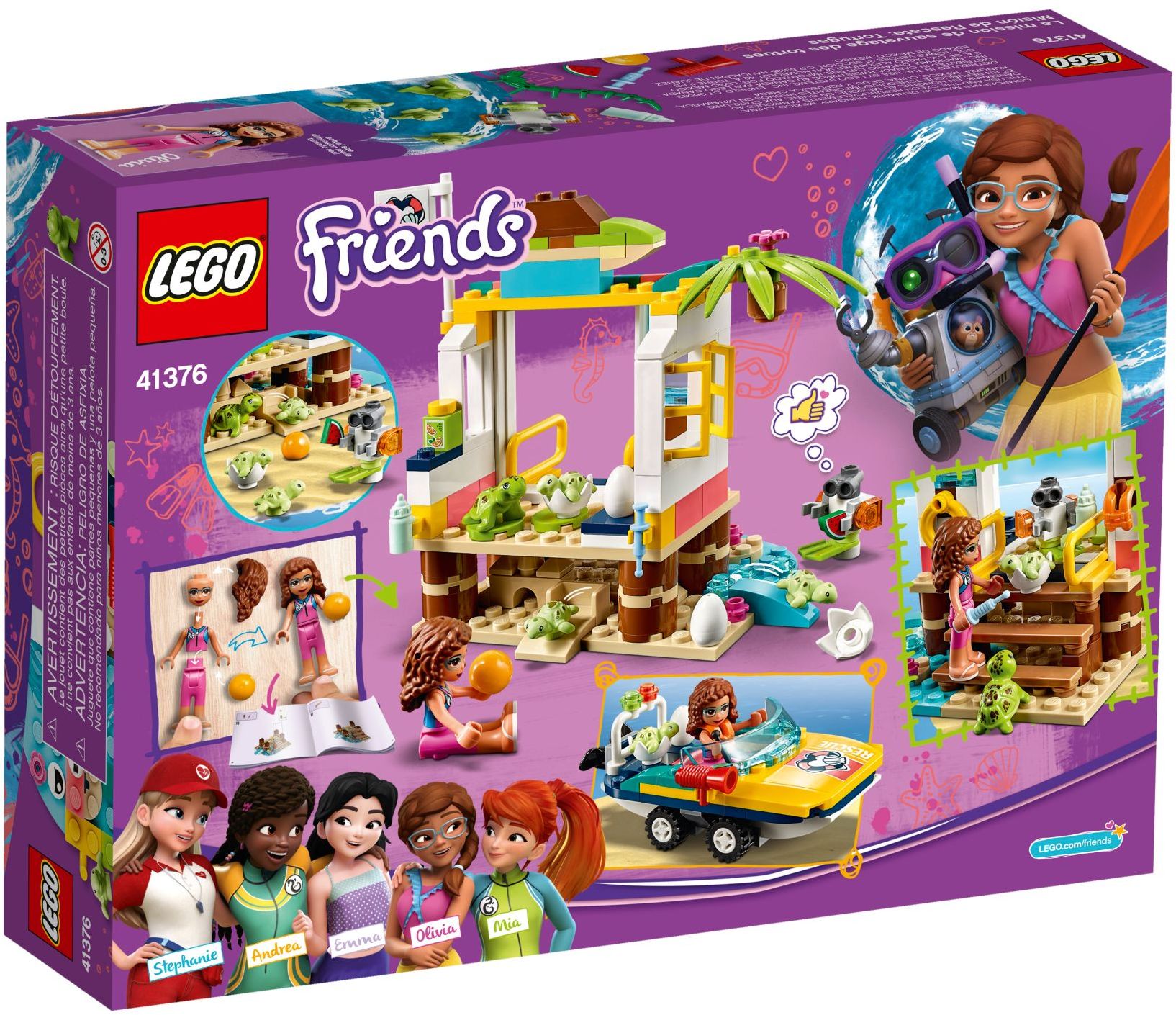 LEGO 41376 Olivia's Turtle Rescue Mission - SuperSaverAU - view 4