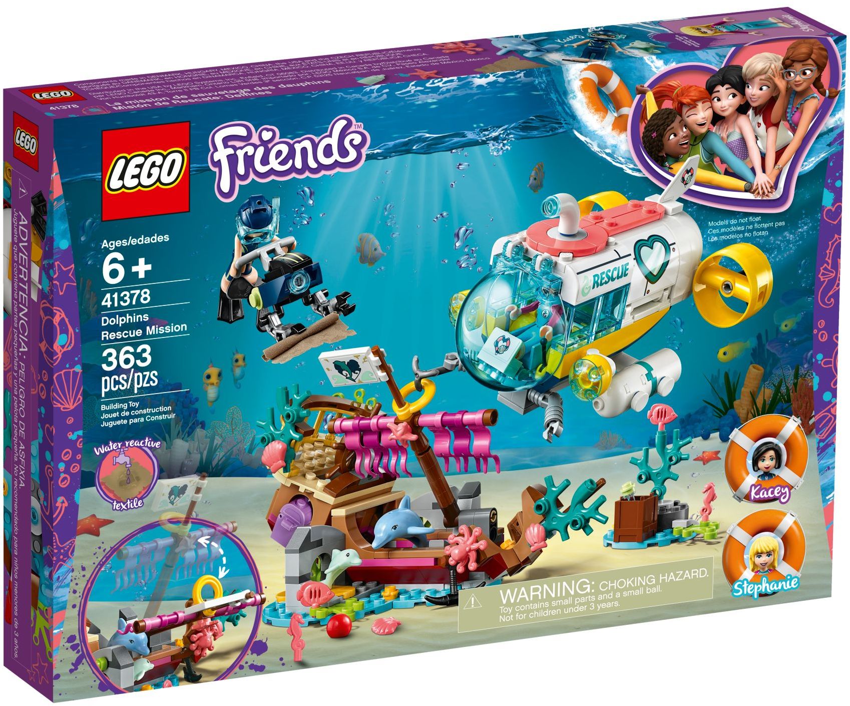 LEGO 41378 Dolphins Rescue Mission Set - SuperSaverAU - view 1