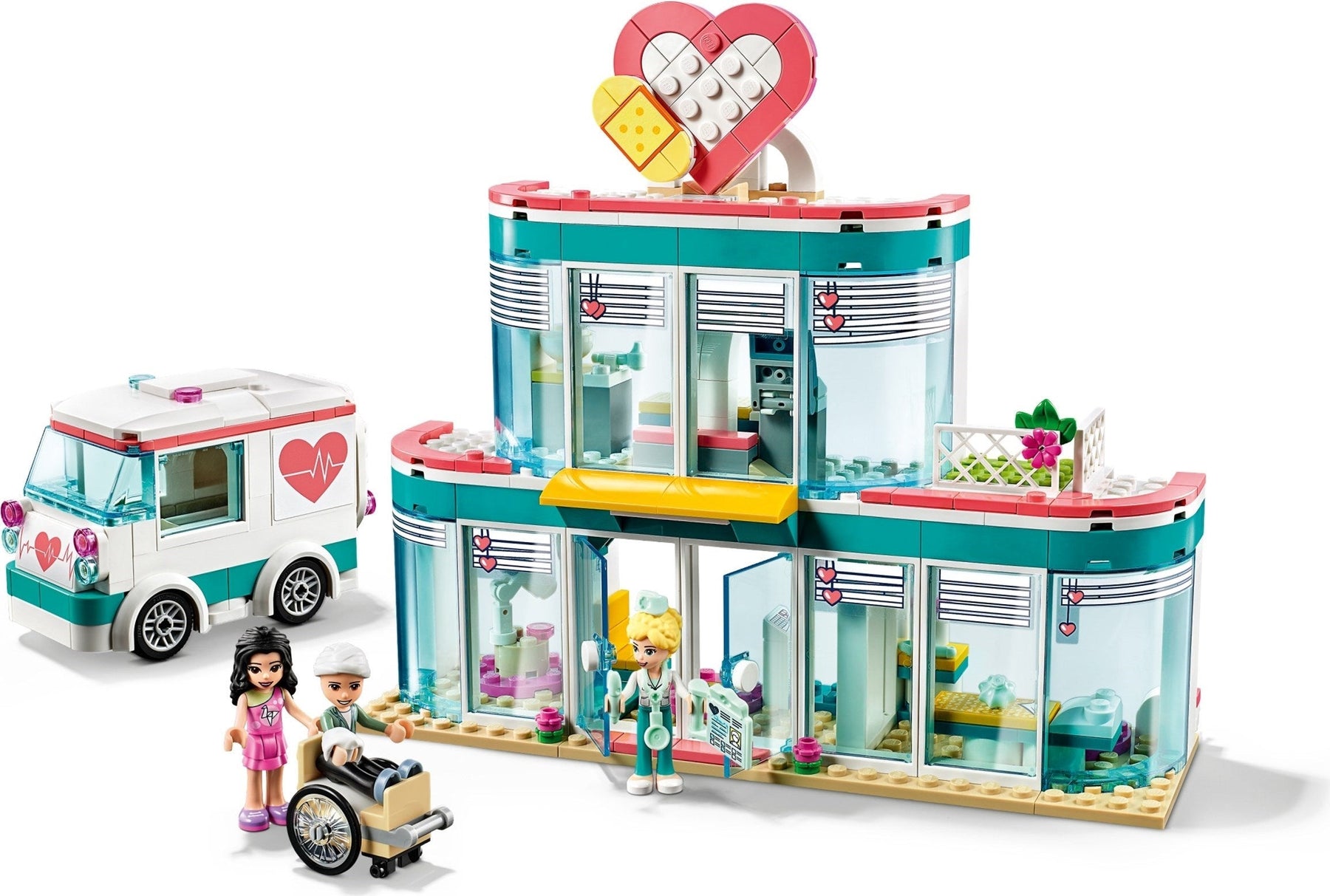 LEGO 41394 Heartlake City Hospital Ambulance Rescue Playset - SuperSaverAU - view 3