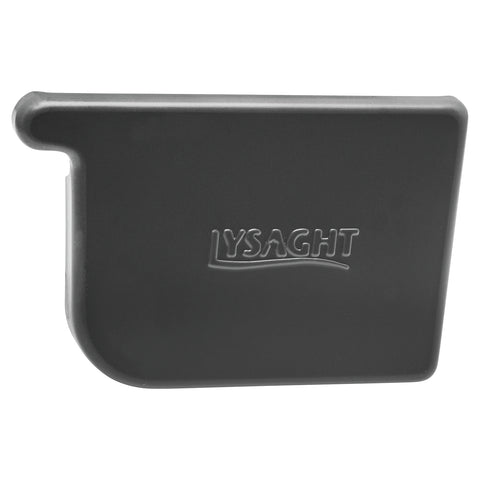 Colorbond 115mm RH Quad Gutter Stop End - Woodland Grey