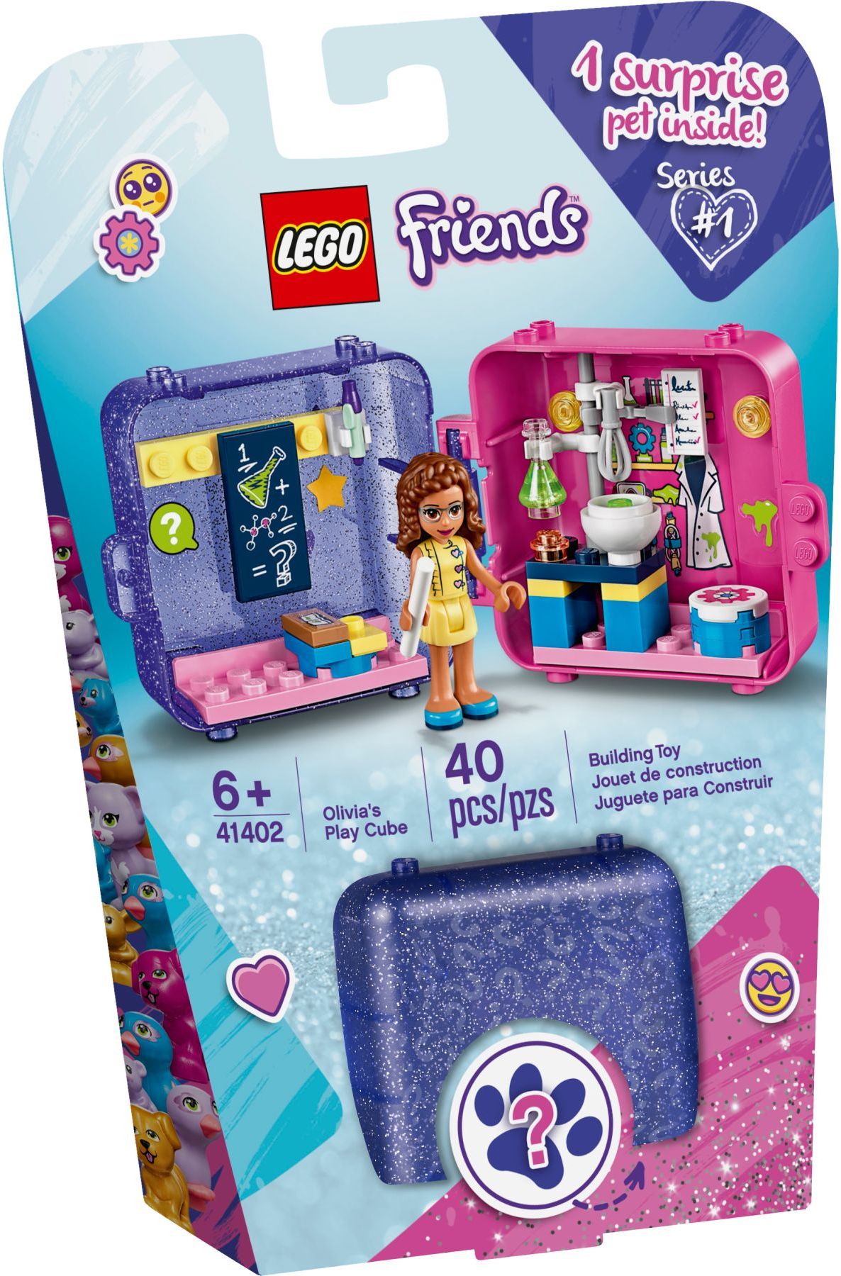 LEGO 41402 Olivia's Play Cube: Portable Science Lab Fun - SuperSaverAU - view 1