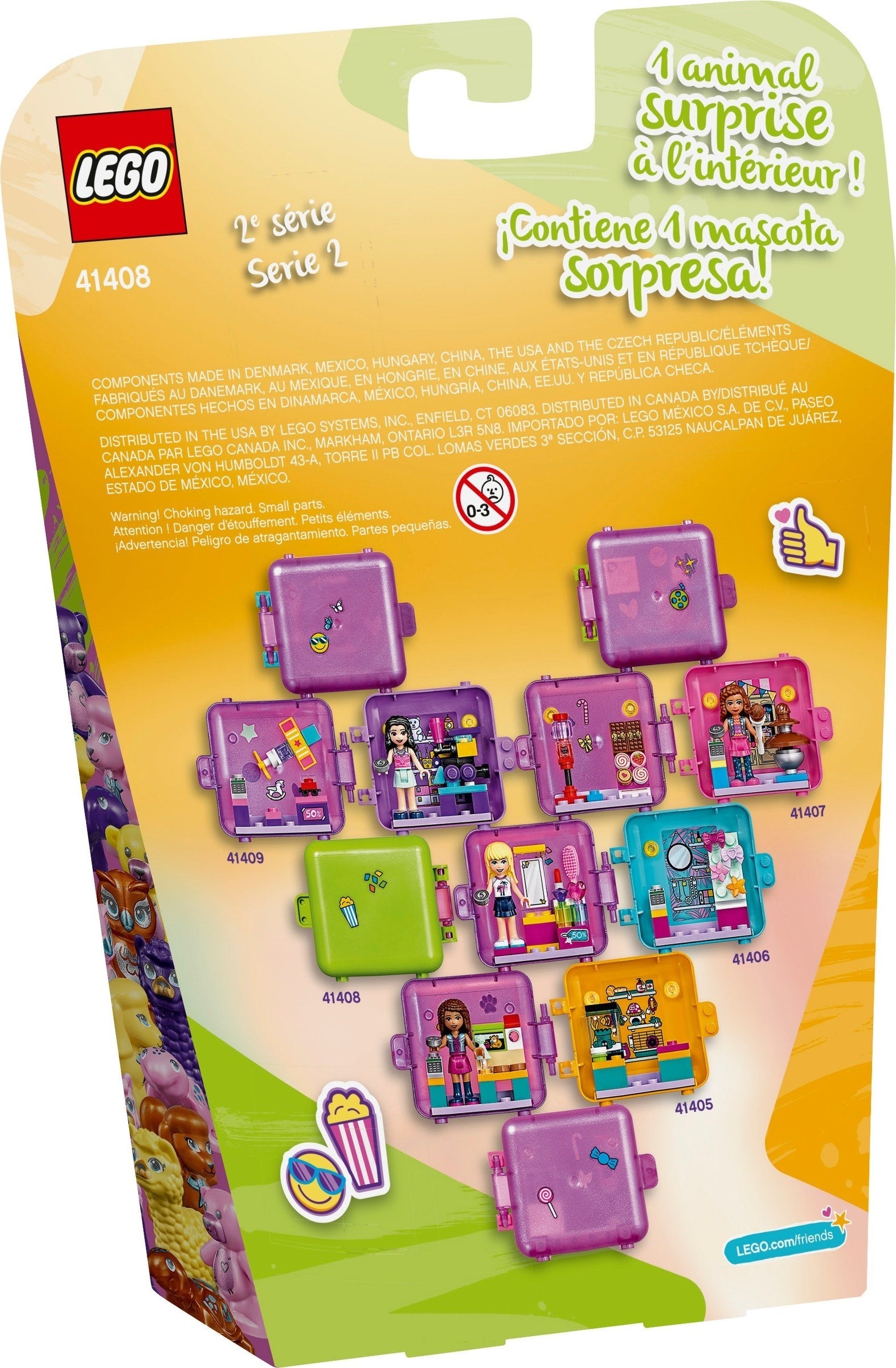 LEGO 41408 Mia's Movie Theater Play Cube: Portable Fun for Kids - SuperSaverAU - view 3
