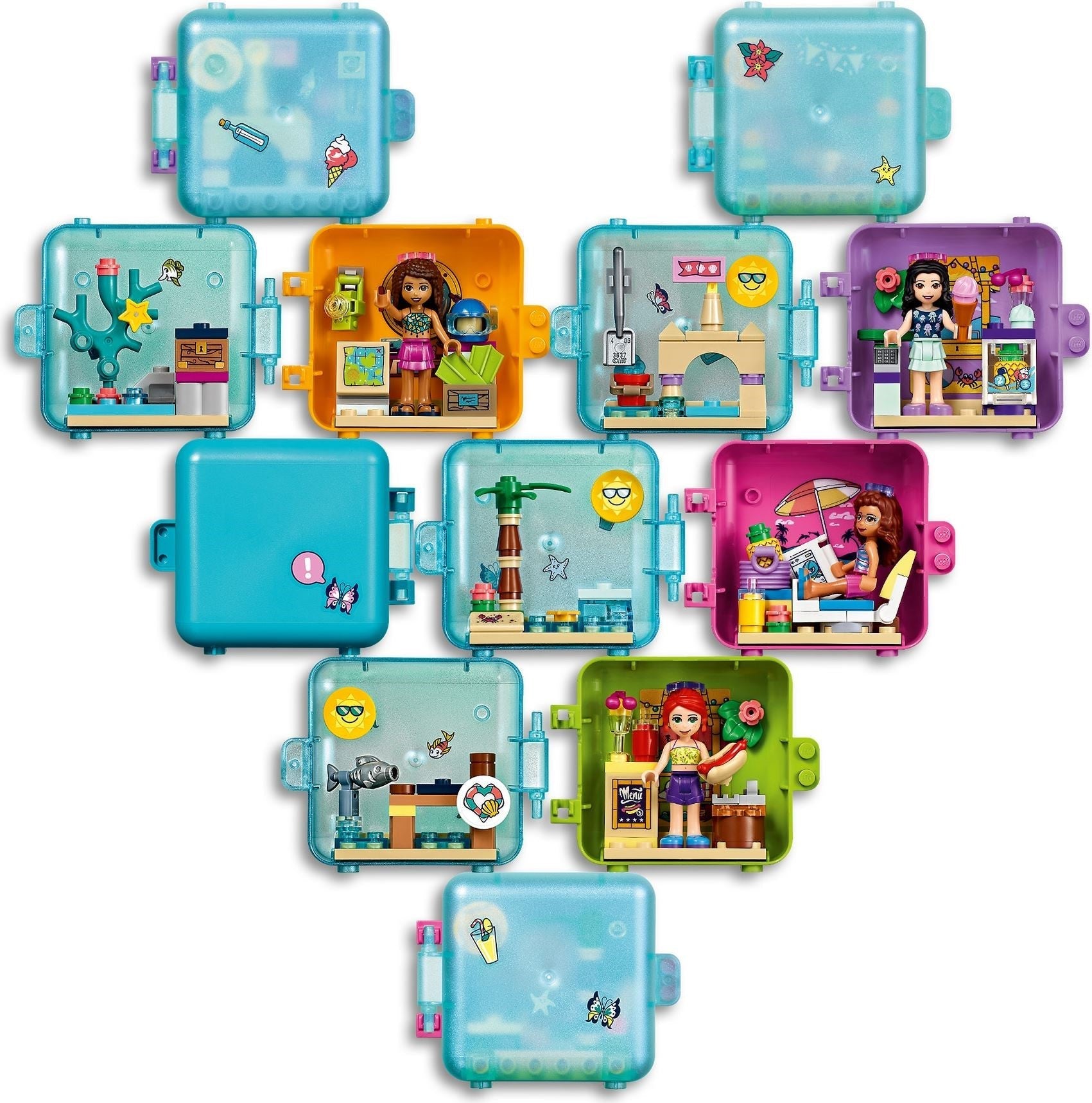 LEGO 41411 Stephanie's Summer Play Cube: Beach DJ Fun - SuperSaverAU - view 3