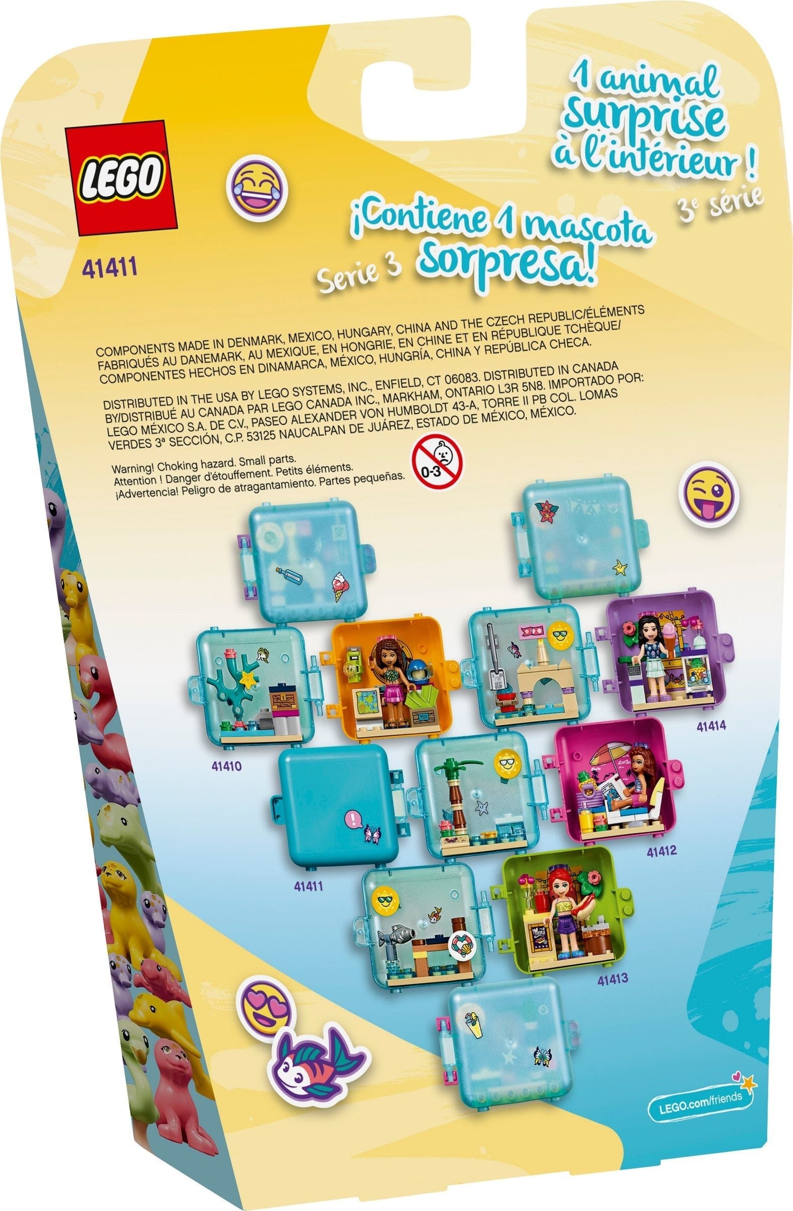 LEGO 41411 Stephanie's Summer Play Cube: Beach DJ Fun - SuperSaverAU - view 4