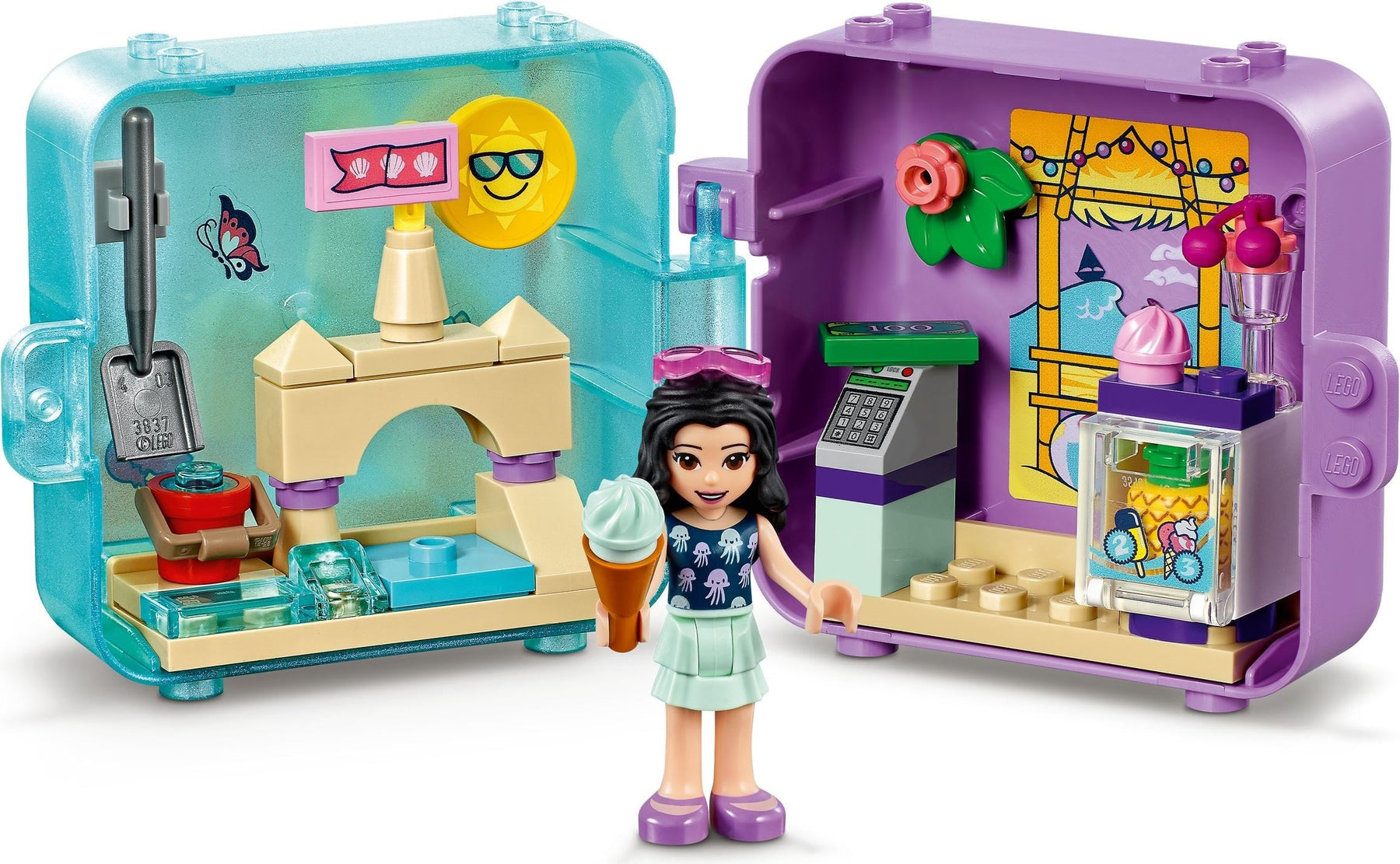LEGO 41414 Emma's Summer Play Cube: Beach Fun Toy - SuperSaverAU - view 2