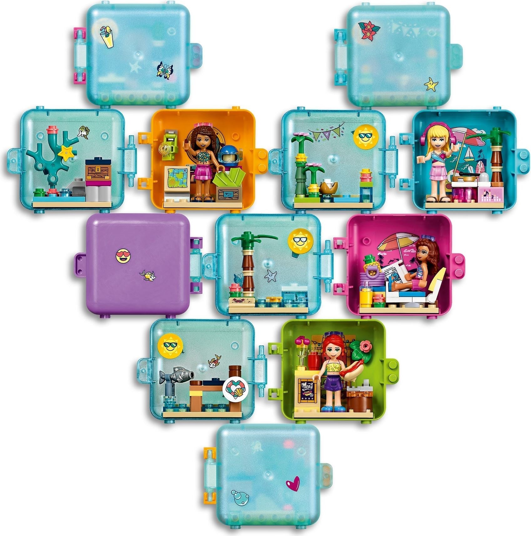 LEGO 41414 Emma's Summer Play Cube: Beach Fun Toy - SuperSaverAU - view 3