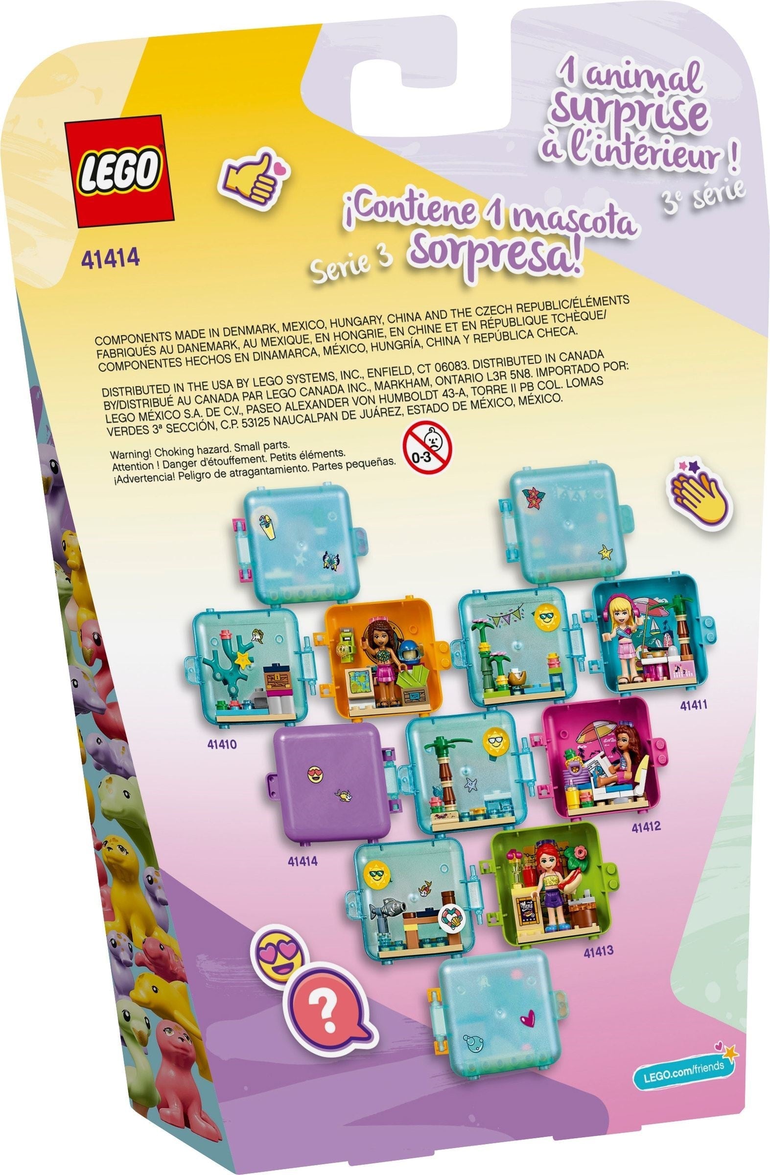 LEGO 41414 Emma's Summer Play Cube: Beach Fun Toy - SuperSaverAU - view 4
