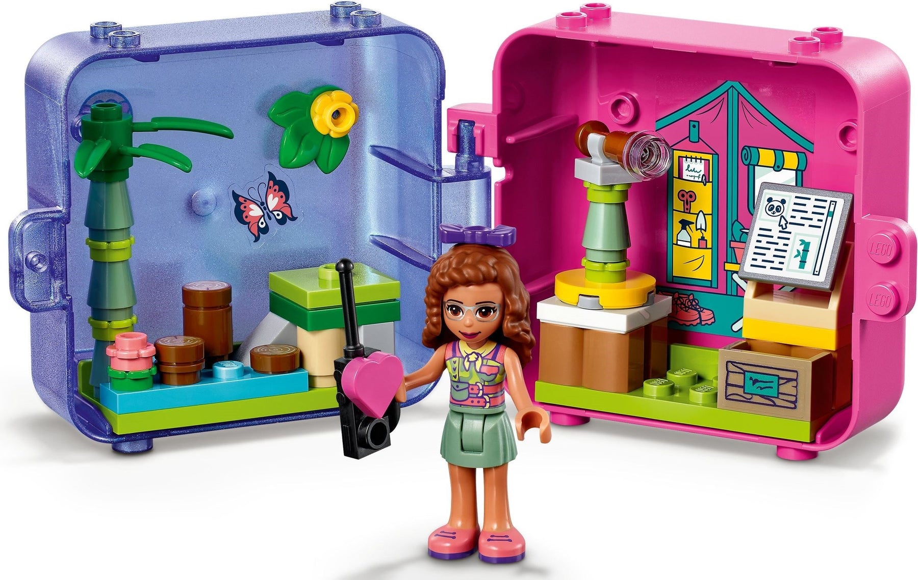LEGO 41436 Olivia's Jungle Play Cube: Portable Wildlife Adventure - SuperSaverAU - view 2