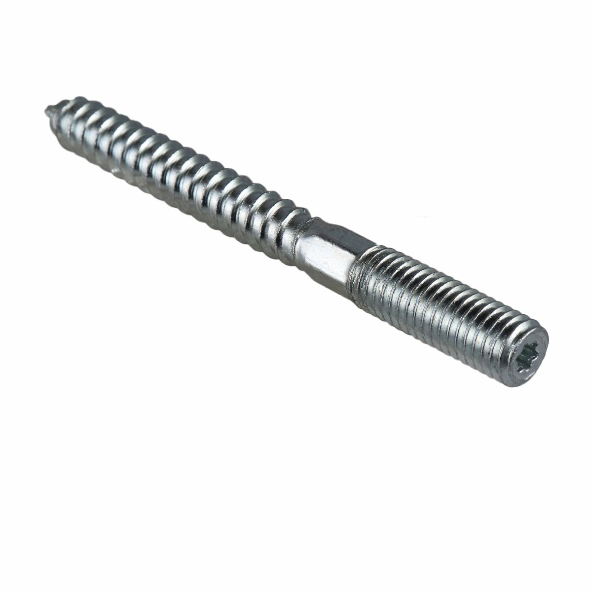 Everhang M10 x 100mm Zinc Plated Hanger Bolt with Star Recess - Steel, 4 Pack