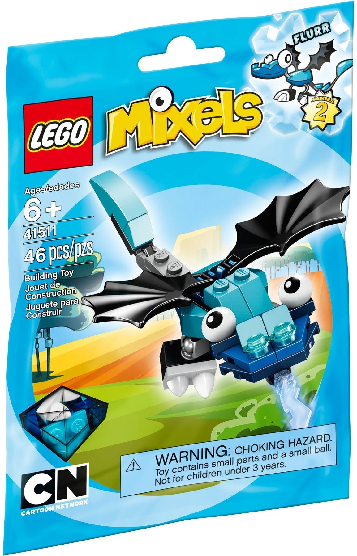 LEGO 41511 Flurr Mixel - Frosticon Leader with Translucent Wings - SuperSaverAU - view 1