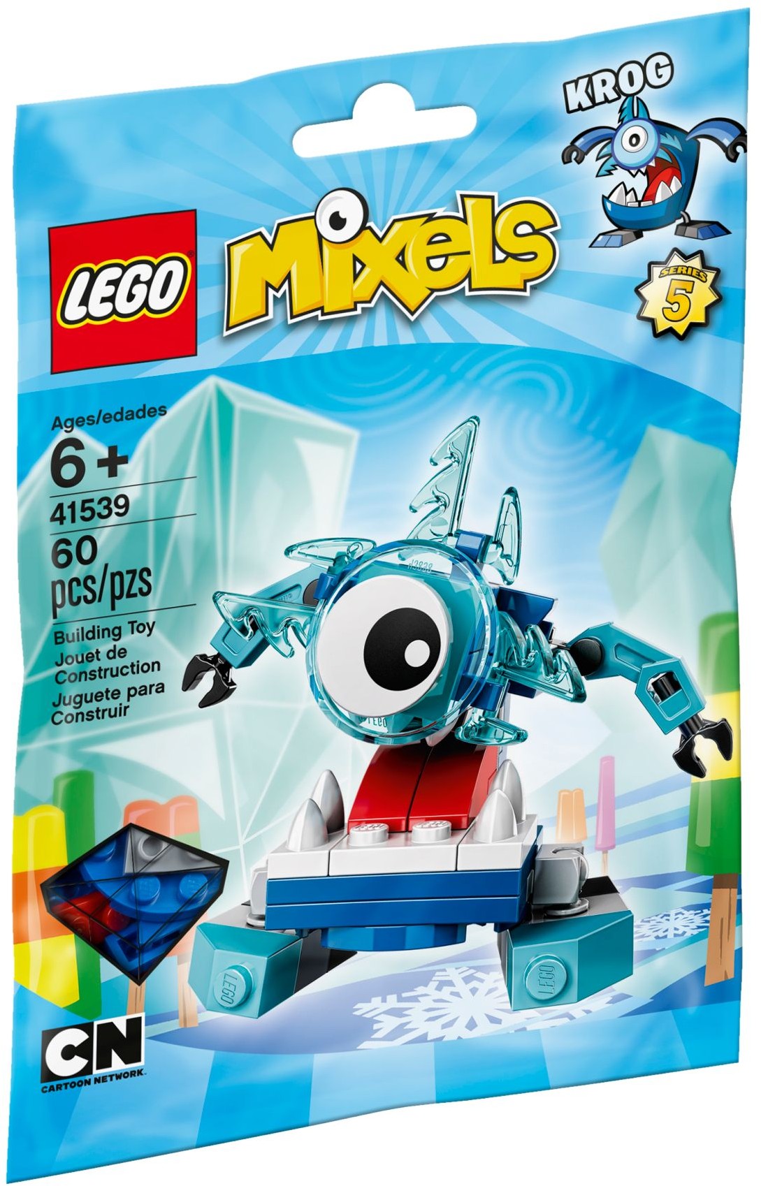 LEGO 41539 Krog Mixel - Frosticon Garbage Disposal Unit Figure - SuperSaverAU - view 1