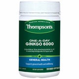 Thompson's Ginkgo 6000 One A Day 120 Capsule Pack for Memory and Circulation — image 3