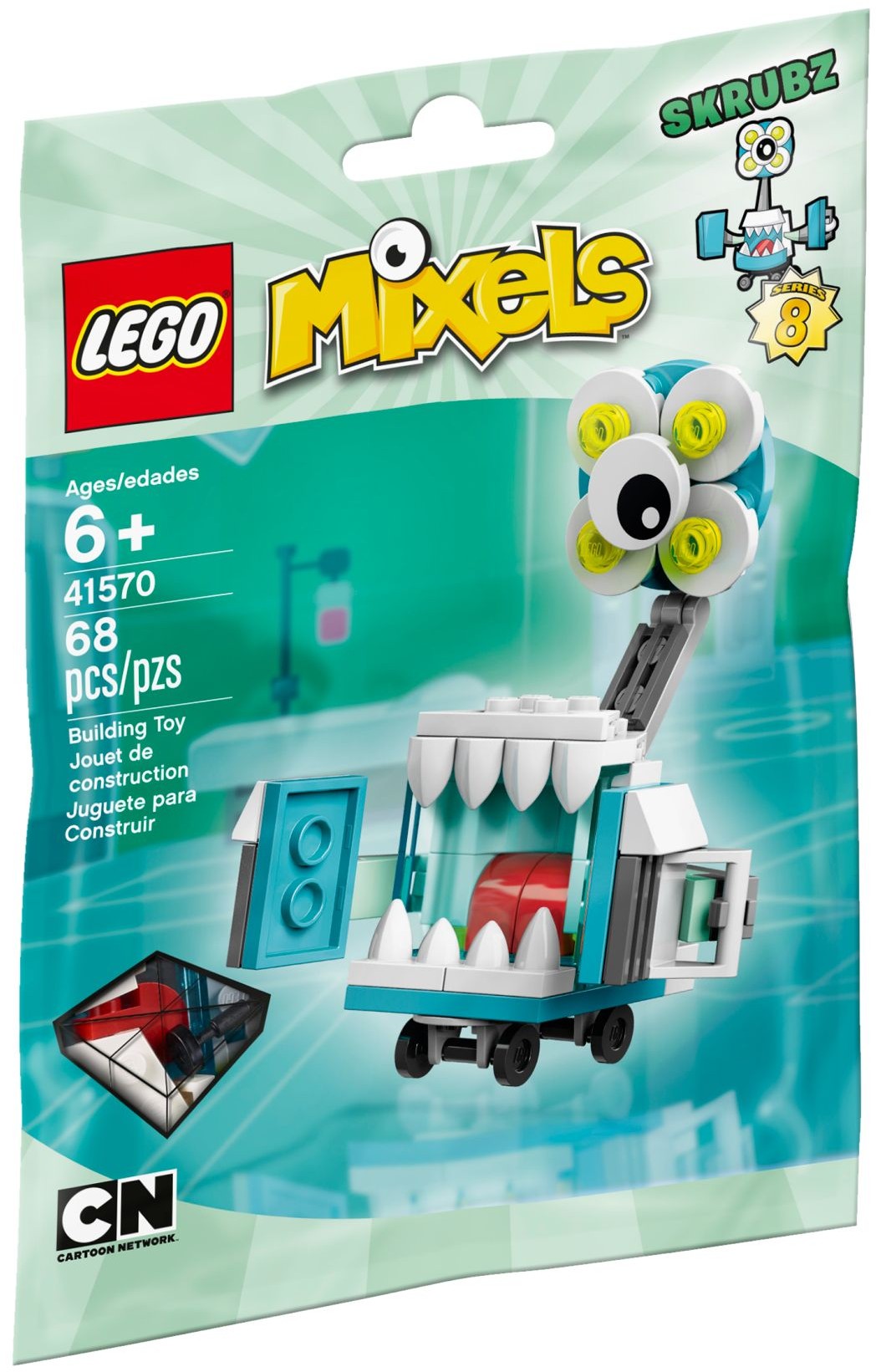 LEGO 41570 Skrubz Medix Mixel Rolling Medical Kit - SuperSaverAU - view 1