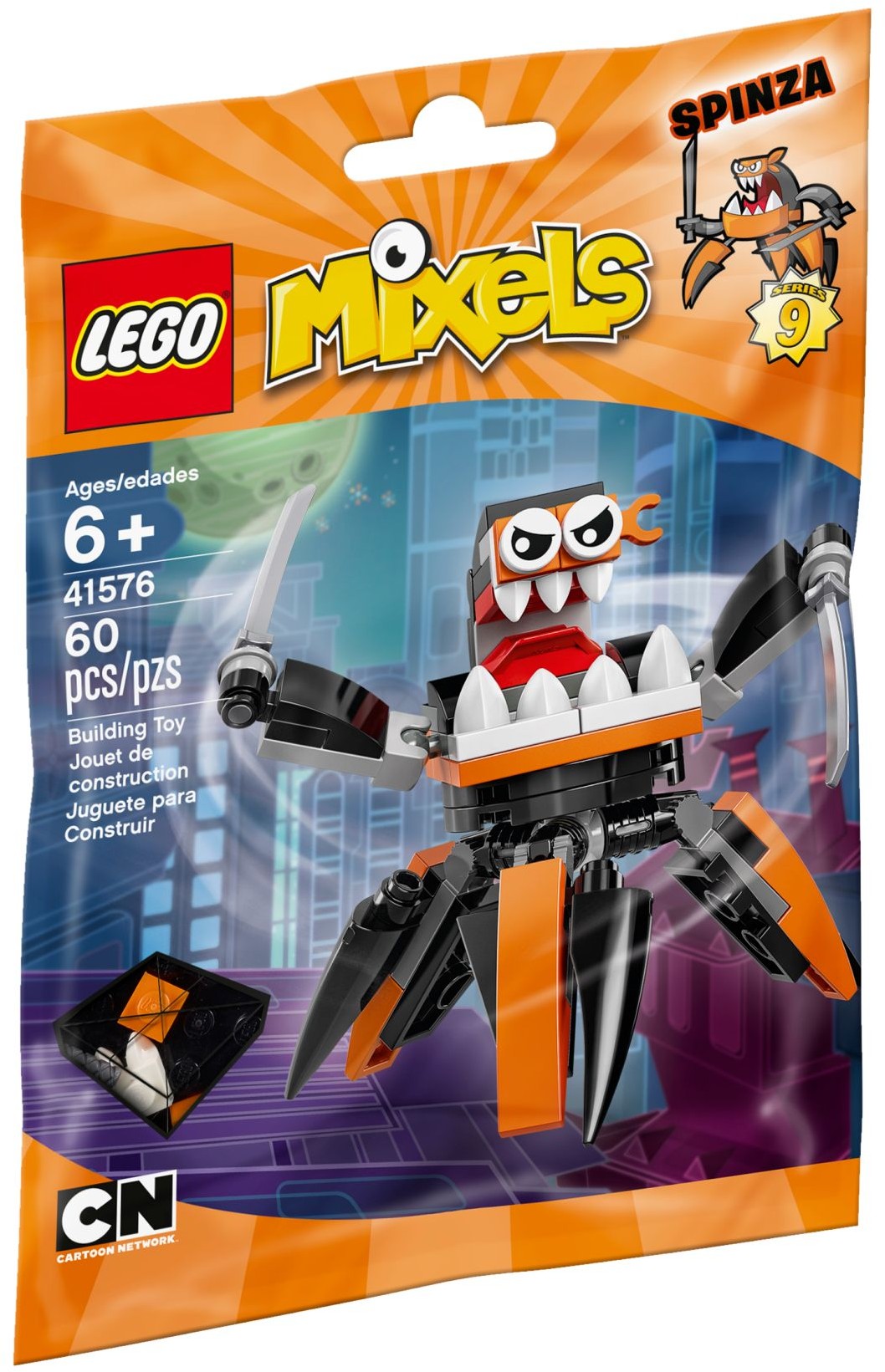 LEGO 41576 Spinza Mixels Nindjas Ninja Star Figure - SuperSaverAU - view 1