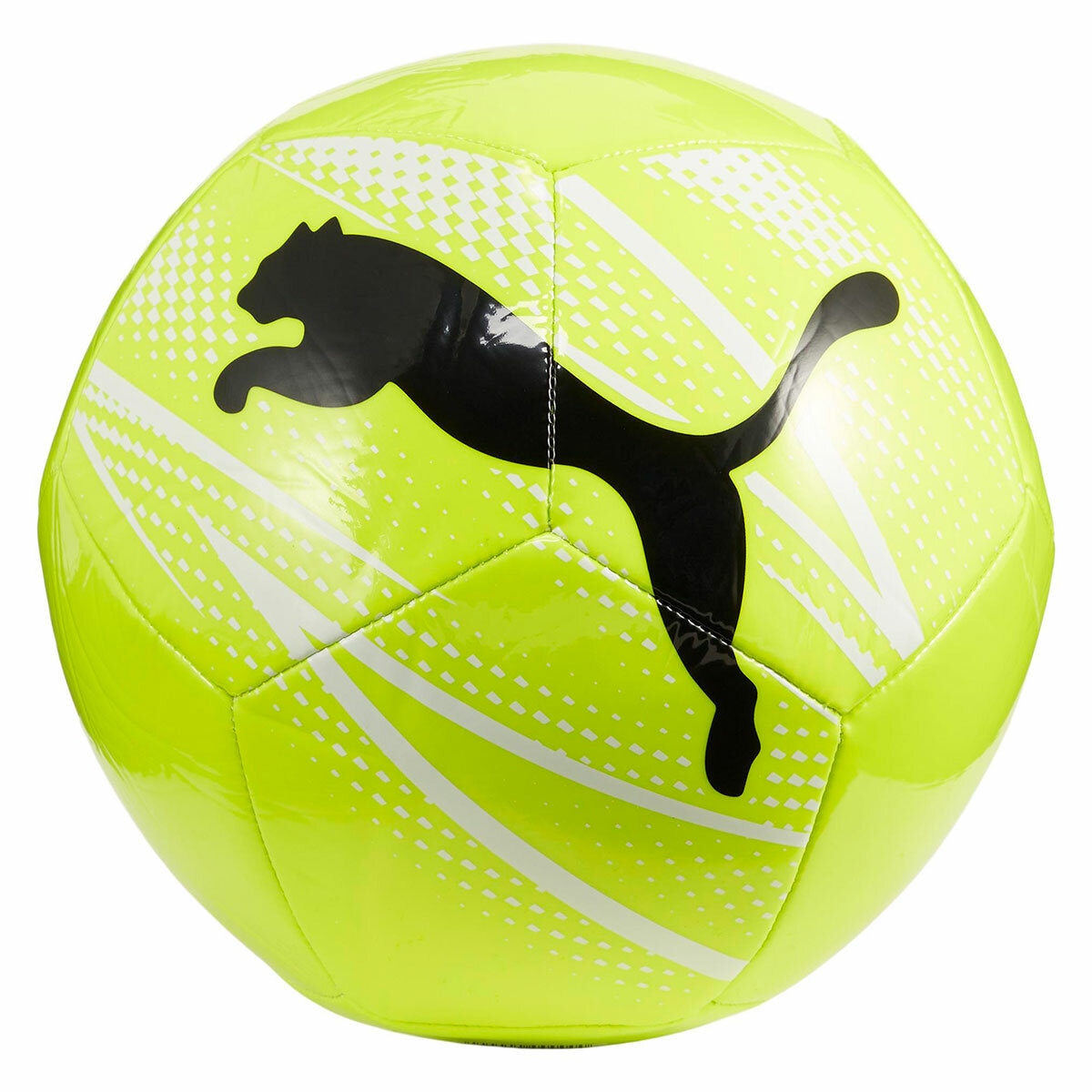 Puma Attacanto Graphic Soccer Ball Electric Lime 2 Pack