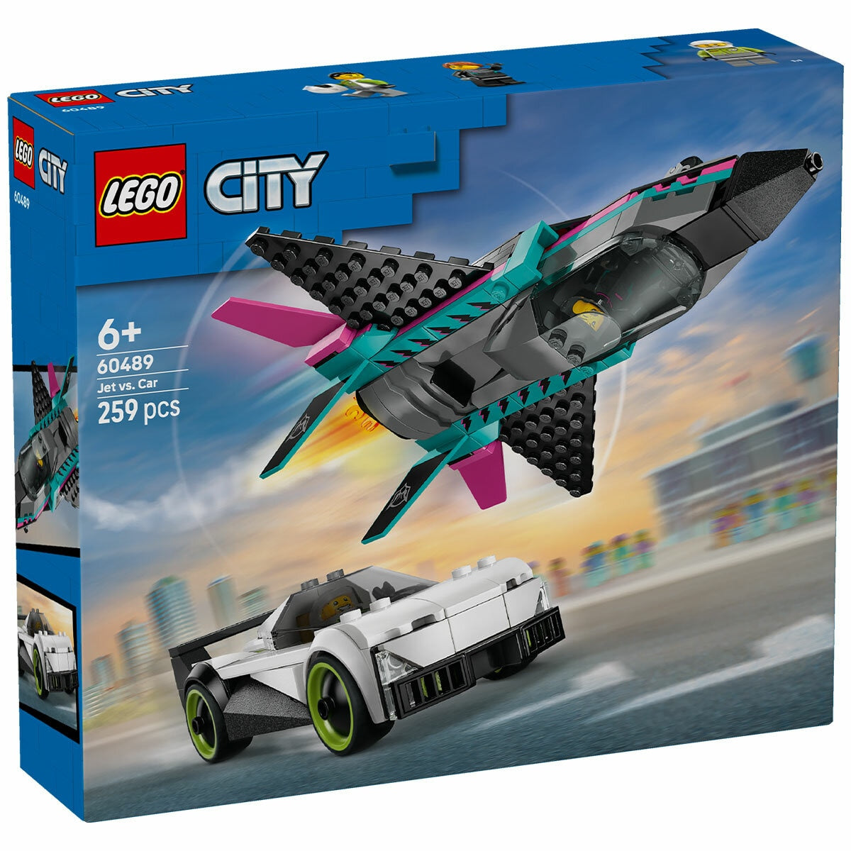 LEGO City Jet Vs. Car 60489