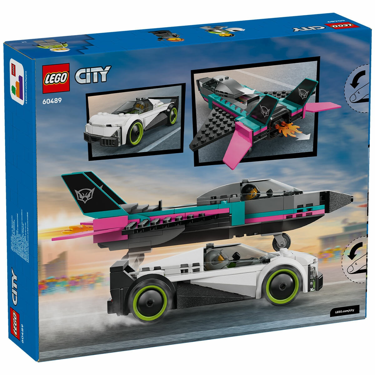 LEGO City Jet Vs. Car 60489