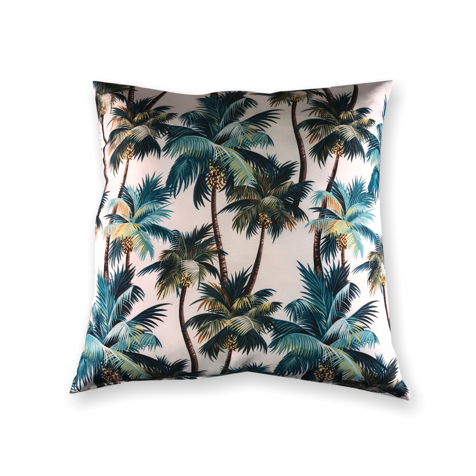 Mojo 45cm L.A. Palm White Polyester Cushion Cover
