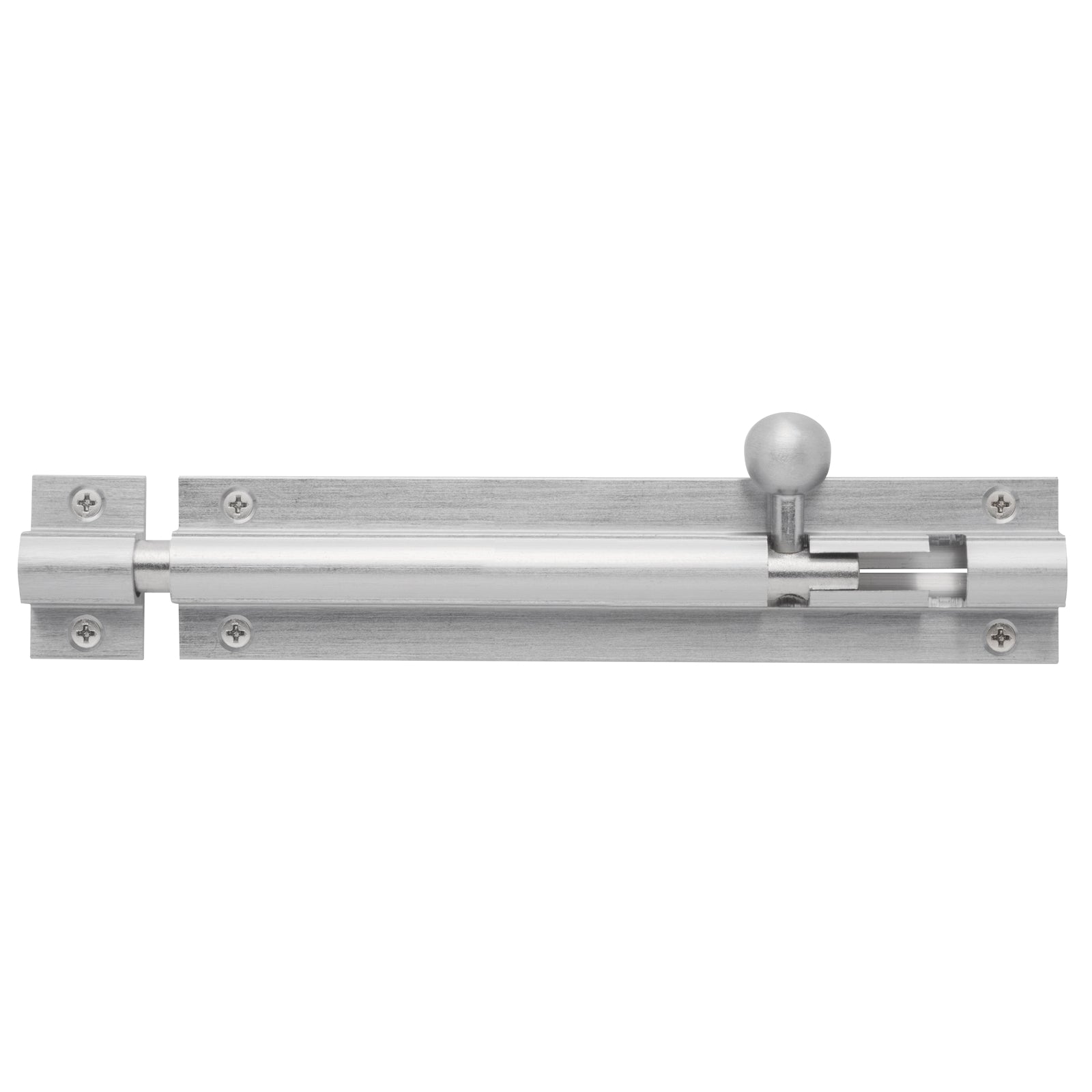 Delf Trade Barrel Bolt 150 x 32 x 9.5mm Satin Chrome - Zinc Alloy