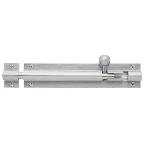 Delf Trade Barrel Bolt 150 x 32 x 9.5mm Satin Chrome - Zinc Alloy