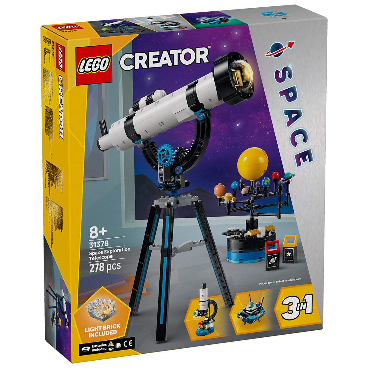 LEGO Creator 3 In 1 Space Exploration Telescope 31378