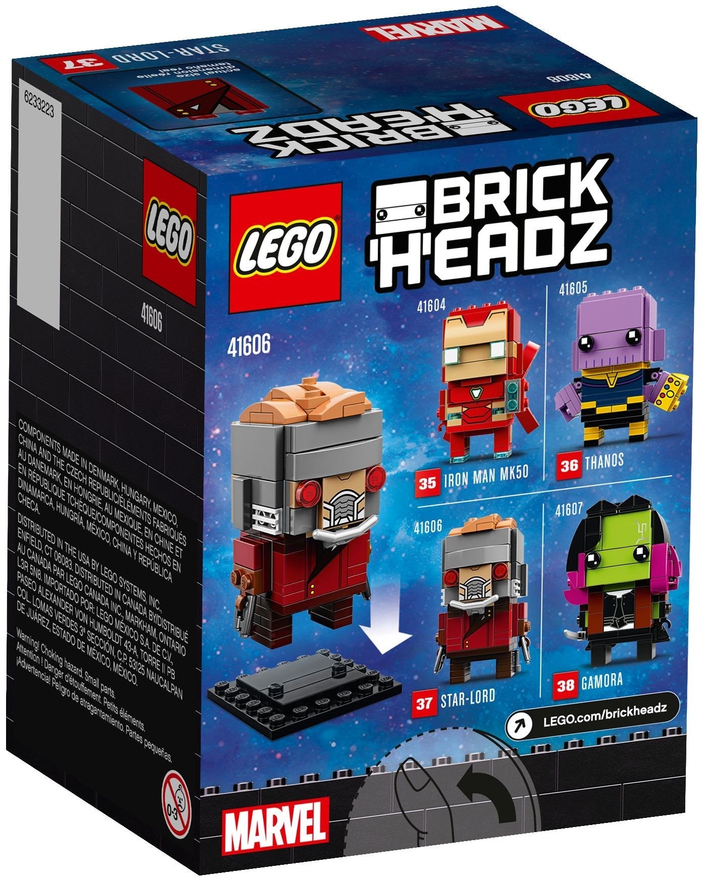 LEGO 41606 Star-Lord BrickHeadz - Avengers Infinity War - SuperSaverAU - view 4