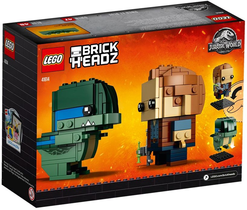 LEGO 41614 Owen & Blue BrickHeadz Jurassic World Set - SuperSaverAU - view 2