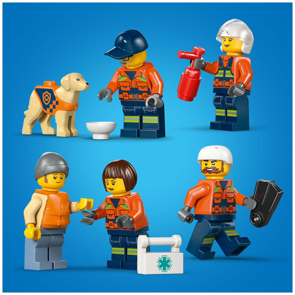 LEGO City Coast Guard Rescue Boat and Helicopter 60504
