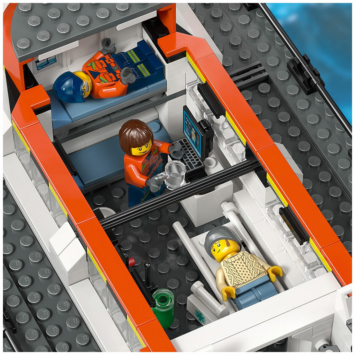 LEGO City Coast Guard Rescue Boat and Helicopter 60504