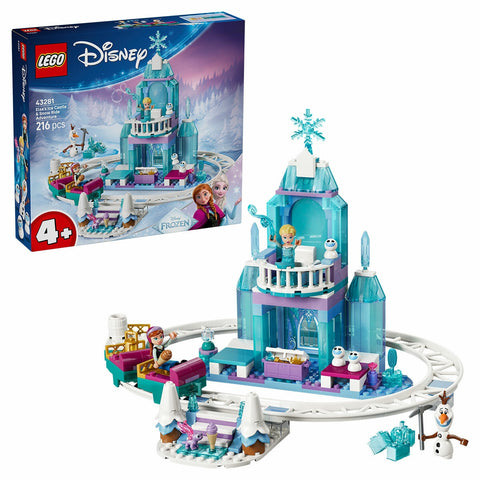 LEGO Disney Frozen Elsa’s Ice Castle and Snow Ride Adventure 43281