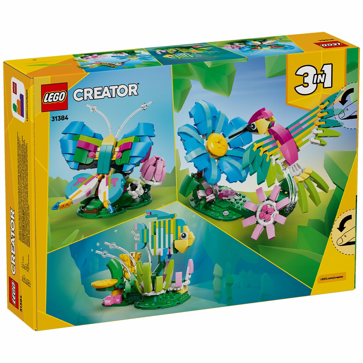 LEGO Creator 3 In 1 Wild Animals: Colourful Hummingbird 31384