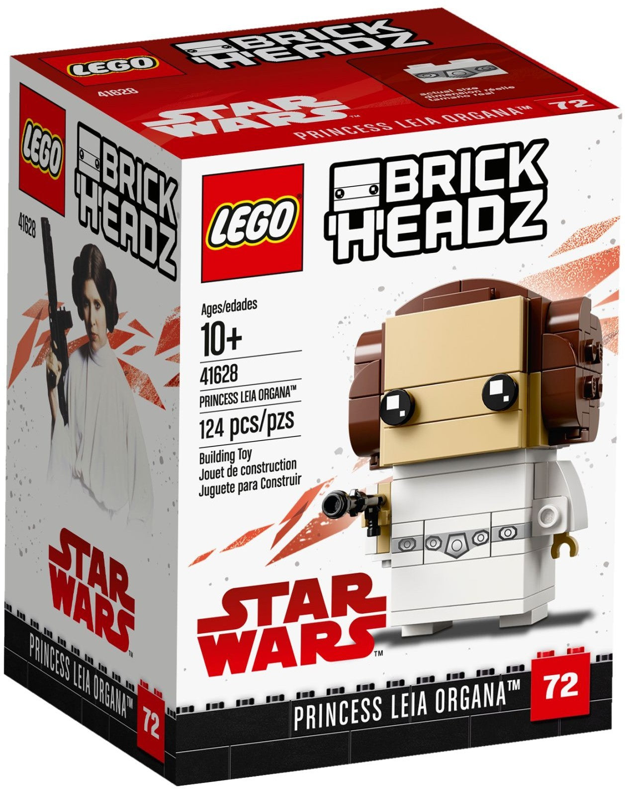 LEGO 41628 Princess Leia BrickHeadz - Star Wars - SuperSaverAU - view 1
