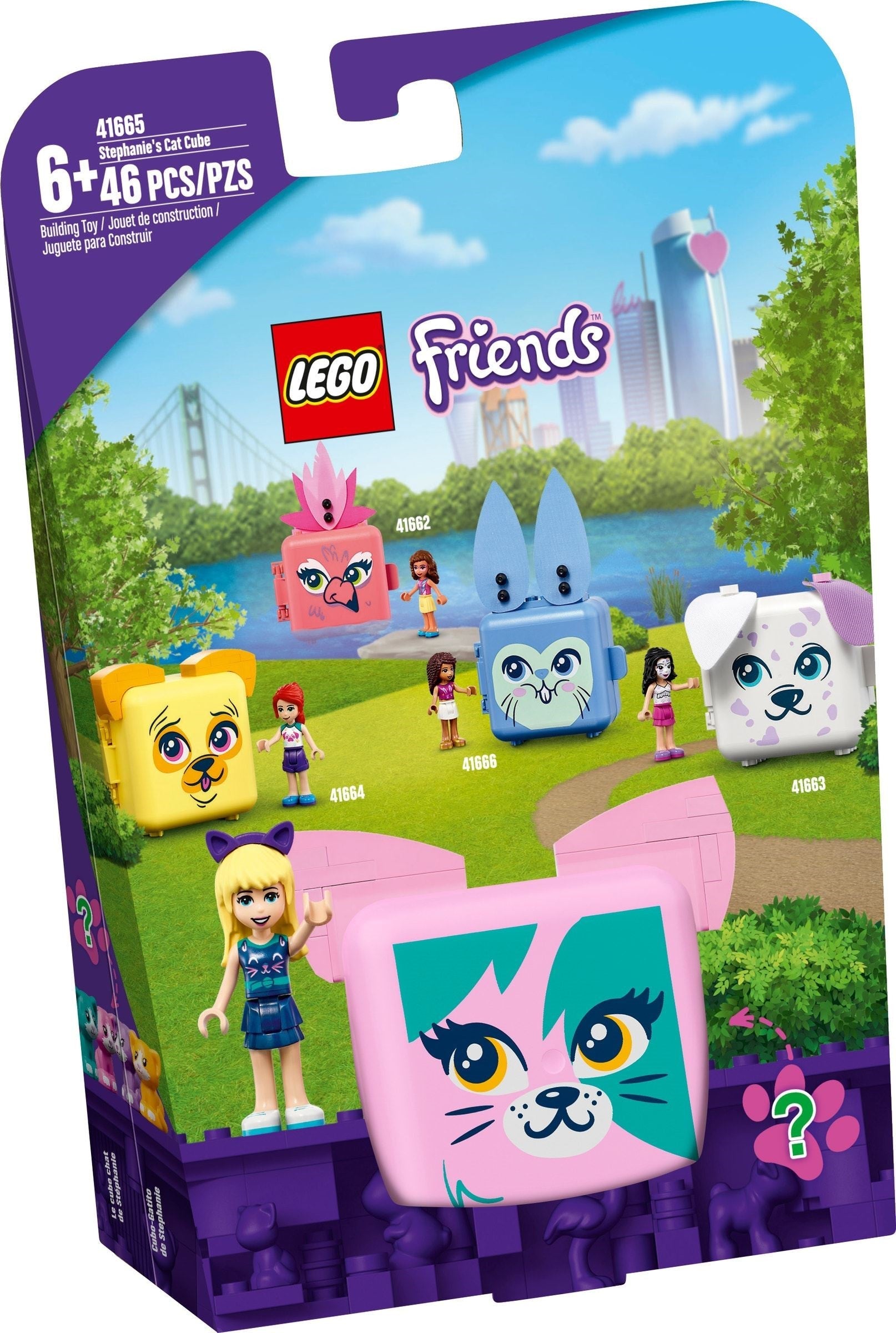 LEGO 41665 Stephanie's Cat Cube - Portable Playset with Mini-Doll - SuperSaverAU - view 1