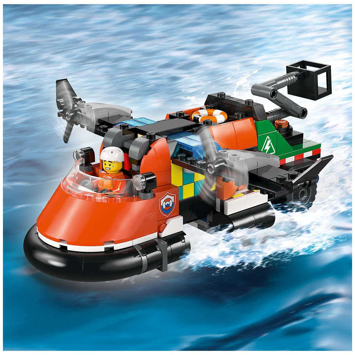 LEGO City Airplane Service Truck & Hovercraft Remix 60505