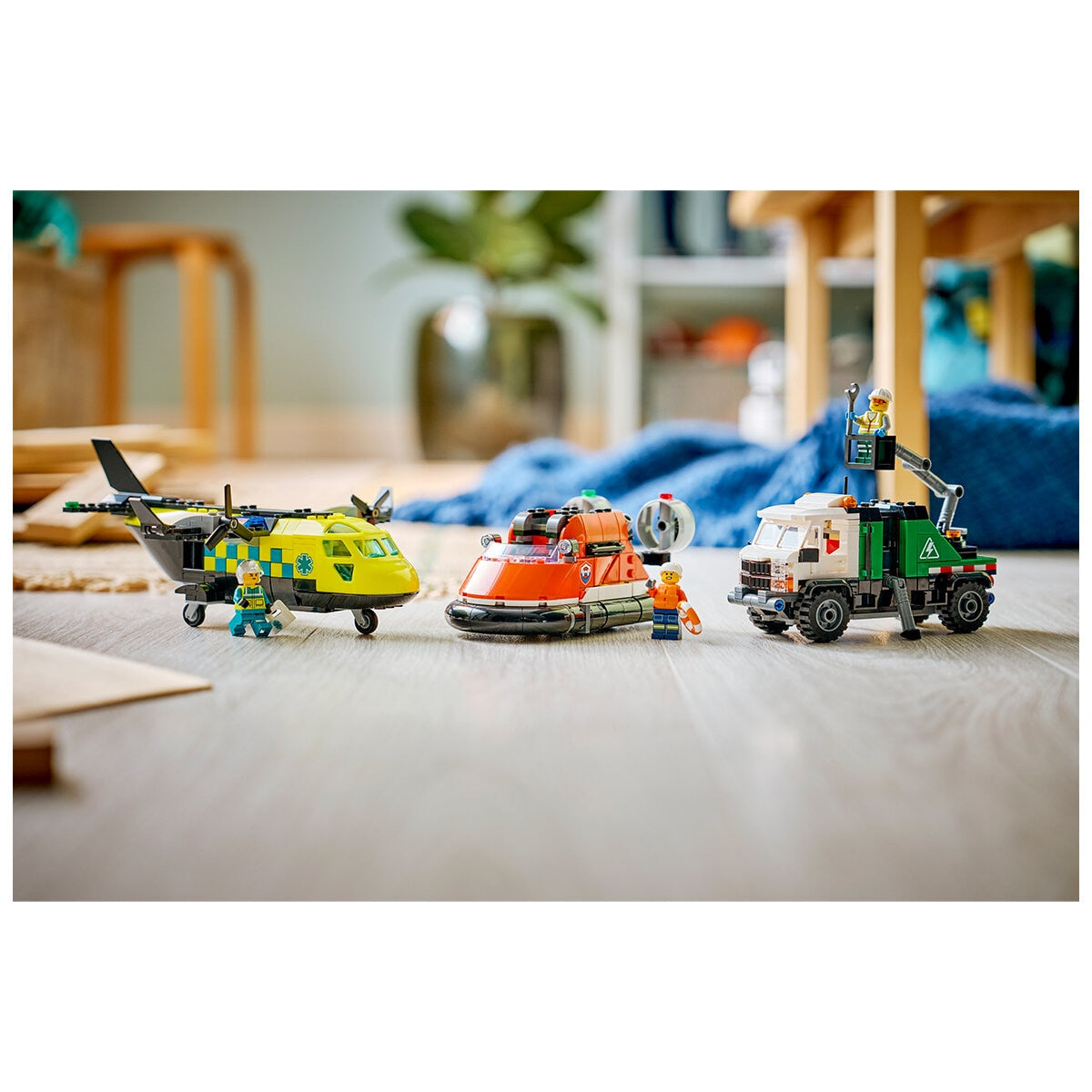 LEGO City Airplane Service Truck & Hovercraft Remix 60505