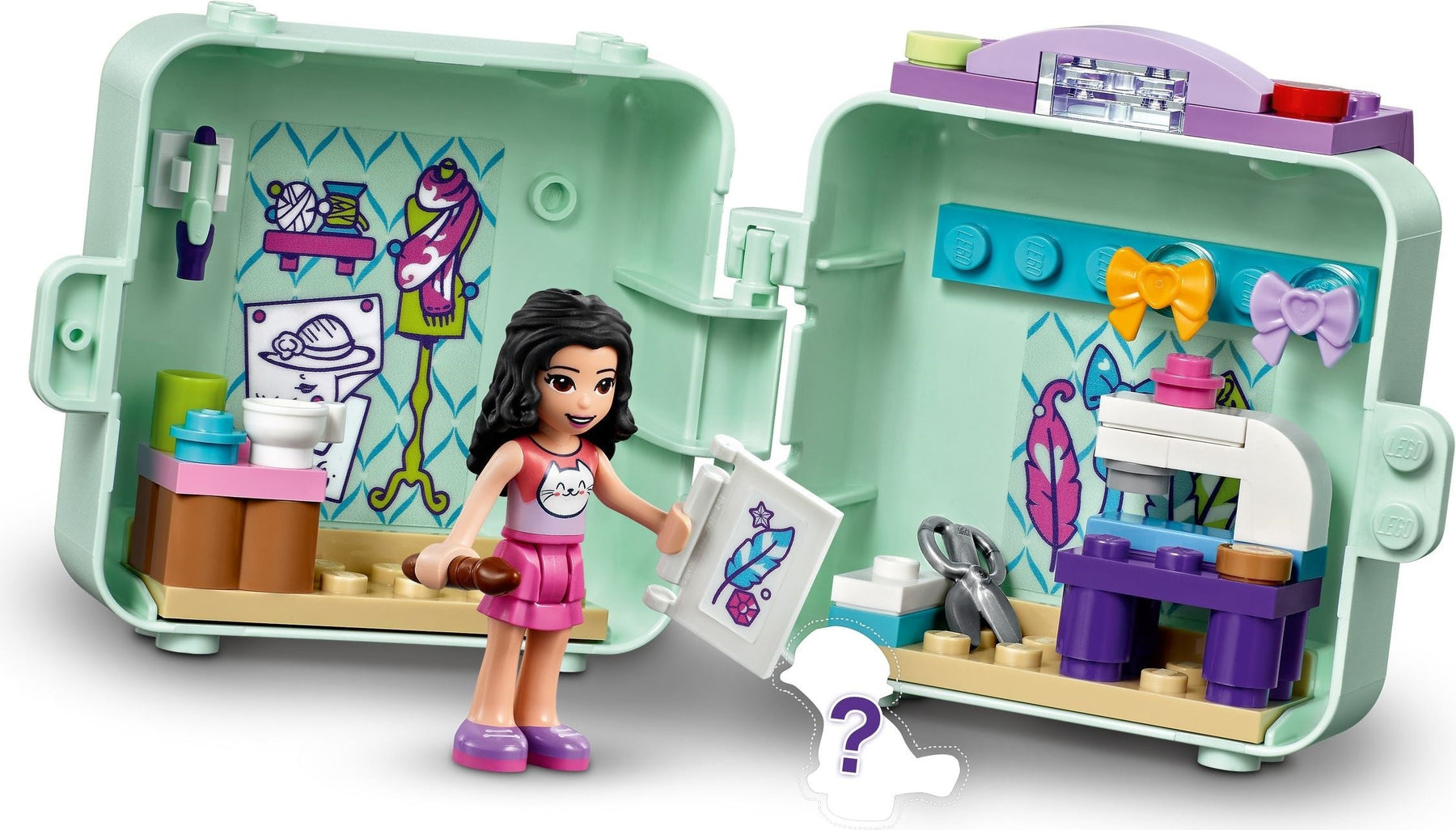 LEGO 41668 Emma's Fashion Cube: Portable Sewing Toy for Kids - SuperSaverAU - view 4