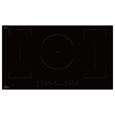 Midea 90cm 5 Zone 7200W Induction Cooktop Black MC-IV7243B2CC-A