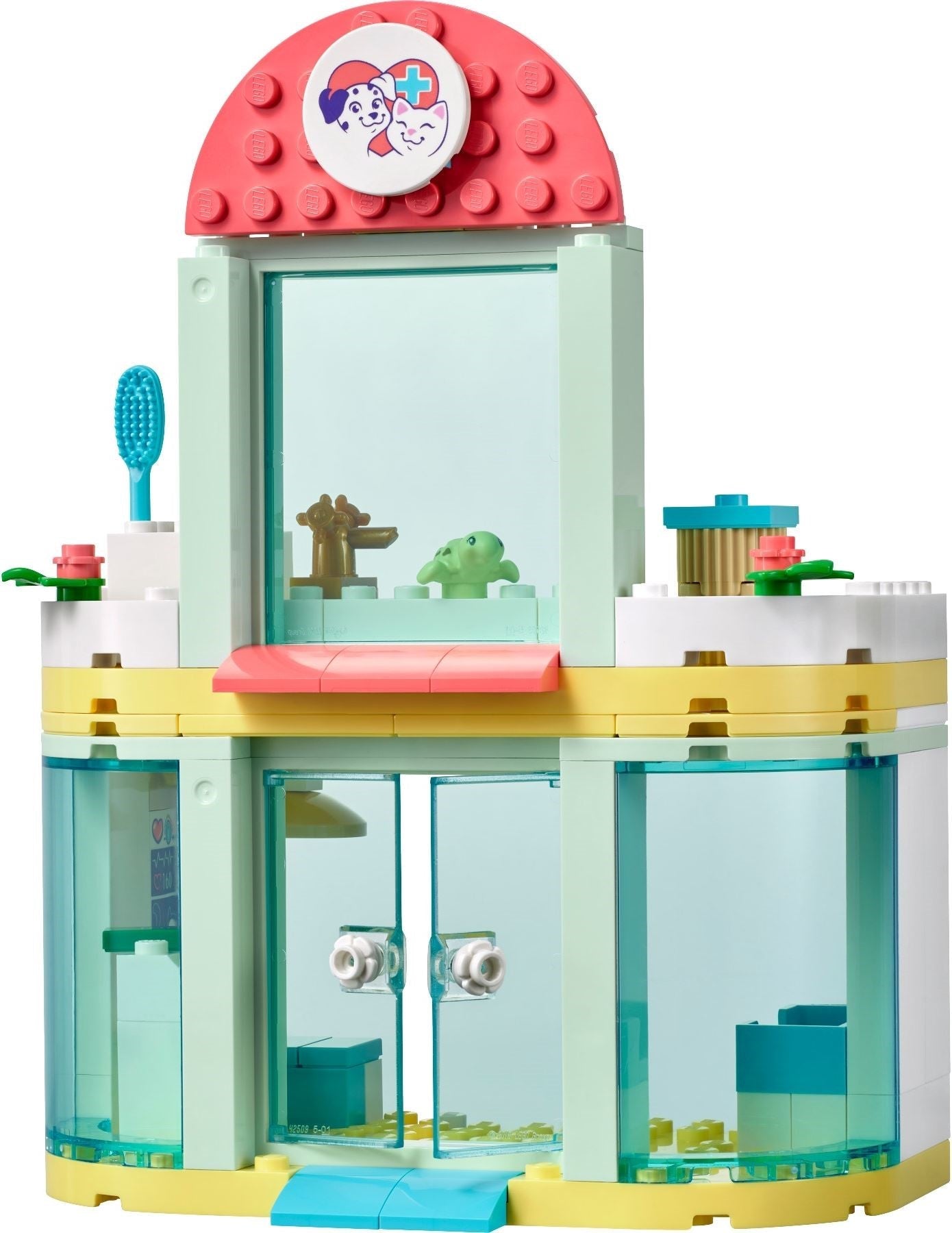 LEGO 41695 Pet Clinic Vet Set - Animal Rescue Fun (4+ Years) - SuperSaverAU - view 4