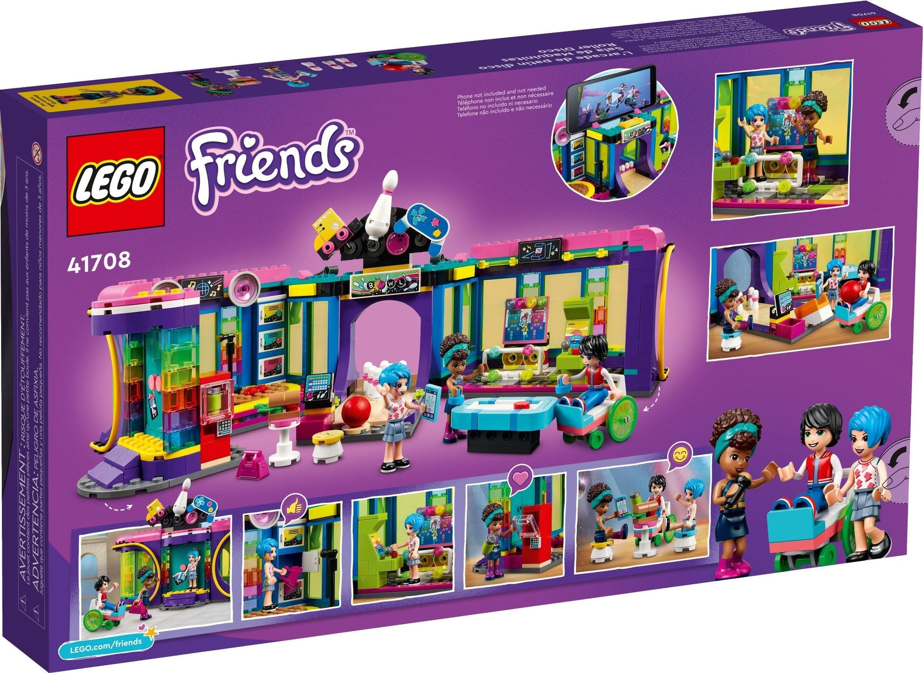 LEGO 41708 Roller Disco Arcade - Friends Fun for Kids 7+ - SuperSaverAU - view 7