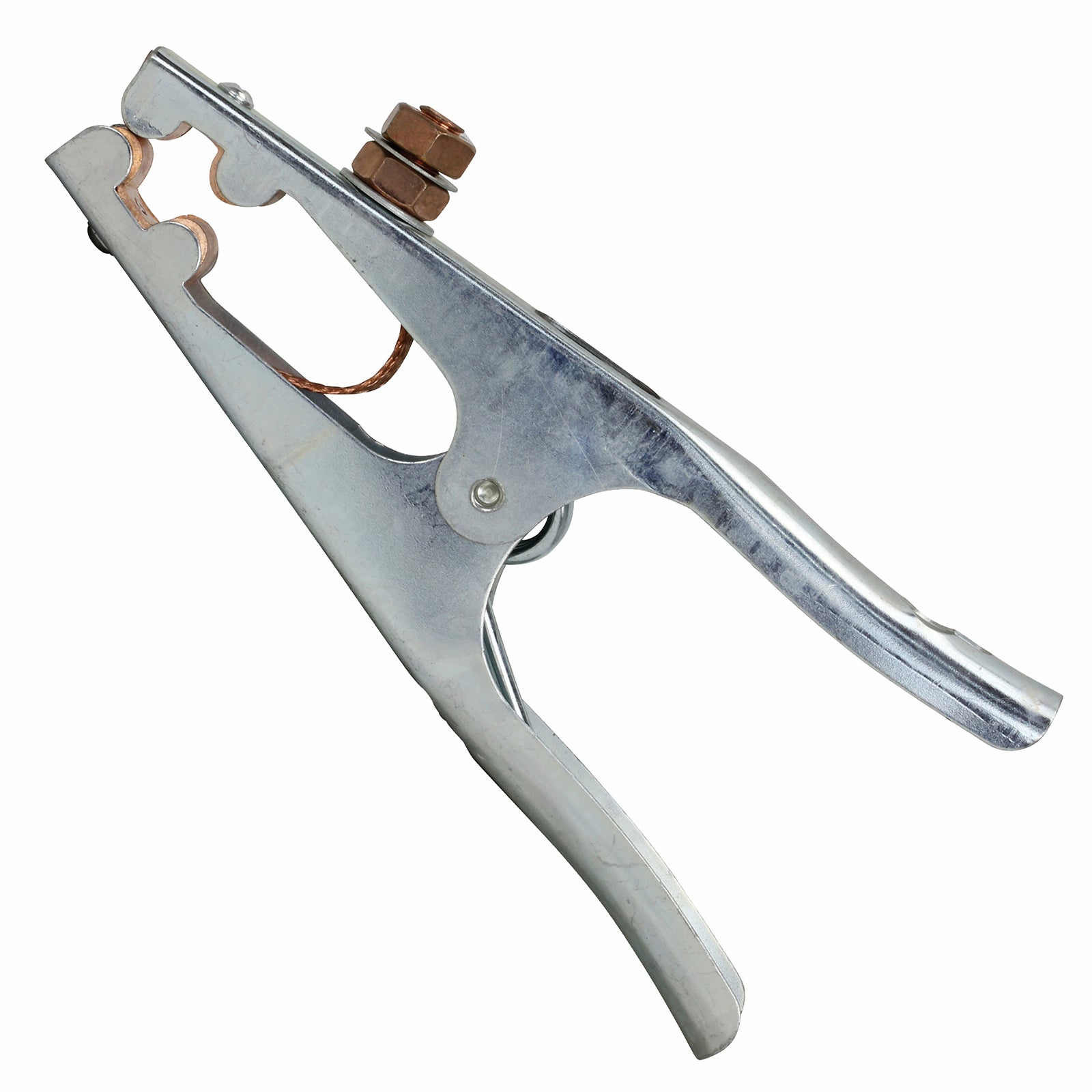 Bossweld 500amp Spring Type Earth Clamp - Brass and Copper Welding Clamp